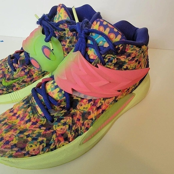 Nike Kevin Durant KD 14 Ron English Lapis Pink Multicolor DO6903-400 Men’s 8.5 - Picture 2 of 11